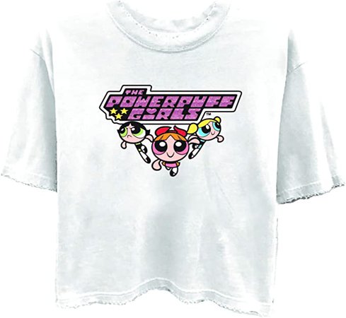Amazon.com: Powerpuff Girls Ladies Classic Shirt - Powerpuff Skimmer Short Sleeve Tee Shirt - Blossom Bubble and Buttercup T-Shirt (White, X-Large) : Clothing, Shoes & Jewelry