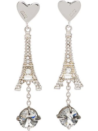 Miu Miu Eiffel Tower Earrings - Farfetch