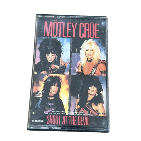 Mötley Crüe Shout At The Devil Cassette Tape