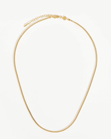 Lucy Williams Square Snake Chain Necklace | Missoma