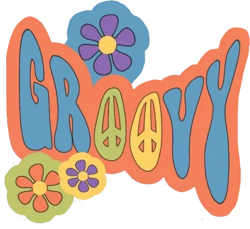 groovy groovybaby 60s 70s Sticker by grjohnson633