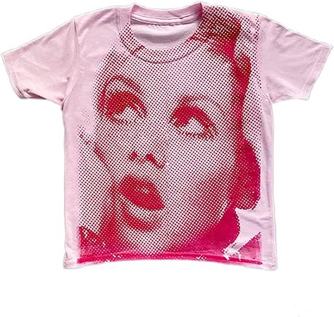 Amazon.com: Women Graphic Print Crop Top Vintage Punk Portrait Summer Slim Short Sleeve Tee Shirt Tops Y2k Fashion Clothes for Girl : Clothing, Shoes & Jewelry