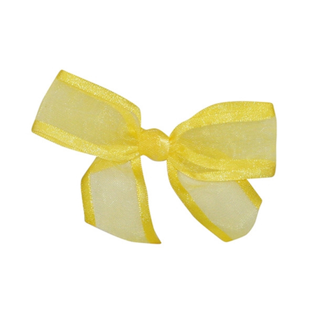 yellow sheer bow- filler