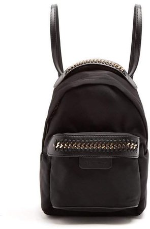 Falabella Eco Nylon Backpack - Womens - Black