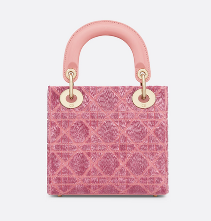 pink dior cruise lady bag