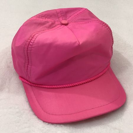 Vintage Sportcap Supreme Adjustable Hook & Loop Hot Neon Pink Rope Hat Cap OSFM | eBay