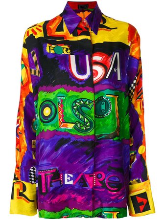 Versace Pre-Owned Oversized Shirt - Farfetch