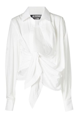 Bahia Knotted Cotton Shirt Gr. FR 34