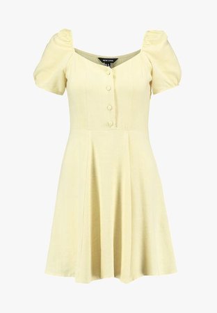 New Look BERMUDA PRAIRE DRESS - Skjortklänning - pineapple yellow - Zalando.se