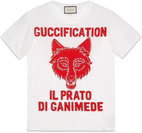 Il Prato di Ganimede Guccification print T-shirt