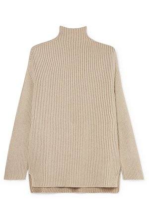 Agnona | Metallic cashmere-blend turtleneck sweater | NET-A-PORTER.COM