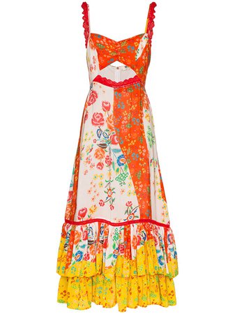 All Things Mochi Alejandra Floral Print Dress | Farfetch.com