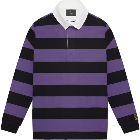 Black and purple rugby shirt
