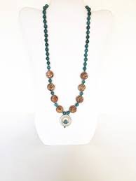 brown long agate necklace - Google Search