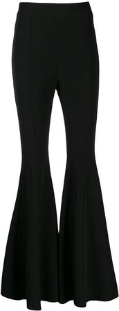 Loulou high waisted flared trousers