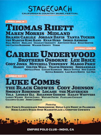 stagecoach 2022 lineup