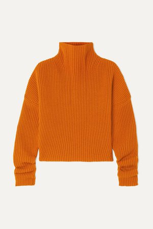 Kate ribbed cashmere turtleneck sweater