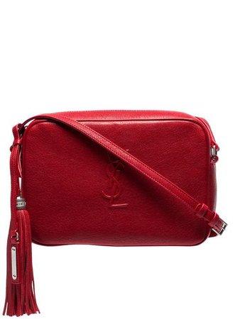 Saint Laurent red Lou crossbody leather bag $995 - Shop SS19 Online - Fast Delivery, Price
