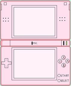 Pink Nintendo DS Girly Gamer DSI Vaporwave Aesthetic
