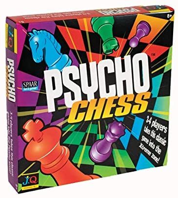 Amazon.com: Psycho Chess Board Game Folding Game Board 19" x 19" Strategic Game for All Ages a Great Way to Teach Young Kids Chess: Toys & Games