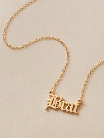 Black Friday 2020 | 1pc Letter Charm Necklace | SHEIN USA