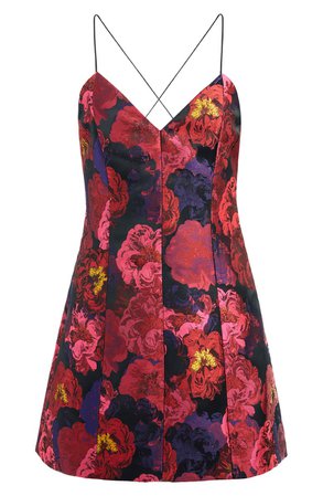 Alice + Olivia Tayla Floral Lantern Dress | Nordstrom