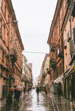 rainy Italy