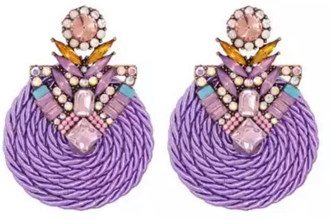 Lavender earring
