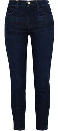 Le Skinny Cropped Mid-rise Skinny Jeans