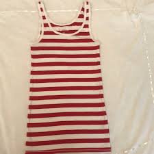 red and white striped tank top - Google Search