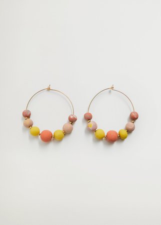 Ceramic earrings - Woman | Mango Slovakia