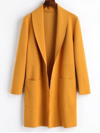 Plain Open Front Coat