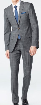 Coventry Check Gray Suit