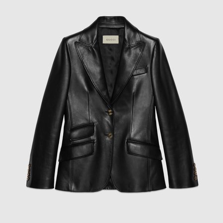 Gucci, Plongé leather blazer