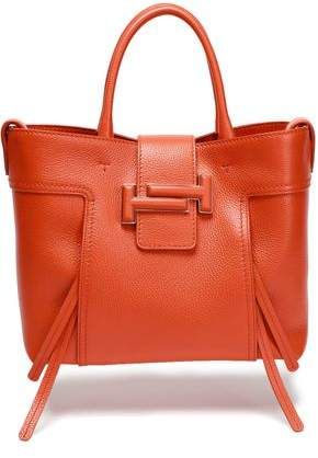 Textured-leather Tote