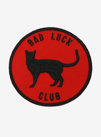 Bad Luck Club Cat Patch