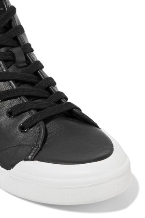 Leather high-top sneakers | RAG & BONE | Sale up to 70% off | THE OUTNET