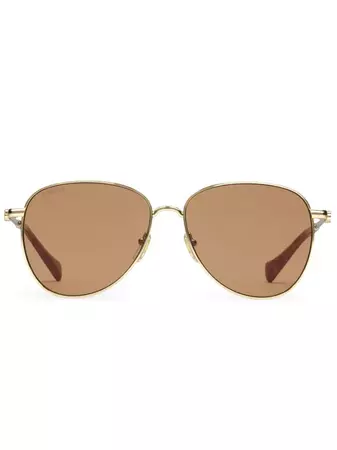Gucci Eyewear navigator-frame Sunglasses - Farfetch