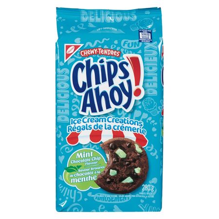 Mint Chocolate Chip Chips Ahoy Ice Cream