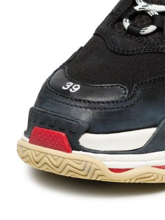 Balenciaga Triple S lace-up sneakers black 524037W09O1 - Farfetch