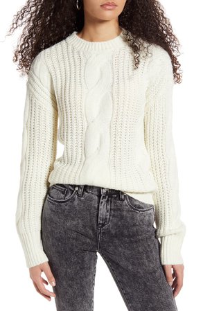 BP. Cable Knit Sweater | Nordstrom