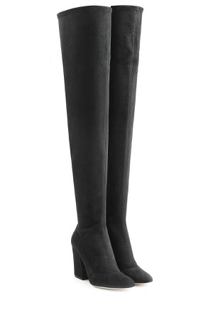 Suede Over-the-Knee Boots Gr. IT 40