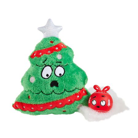 OMG! SURPRISE&trade; Holiday Tricked Out Tree with Ornament 2 Toys In 1 Dog Toy - Plush, Squeaker | dog Plush Toys | PetSmart