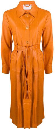 House Of Sunny faux leather trench coat