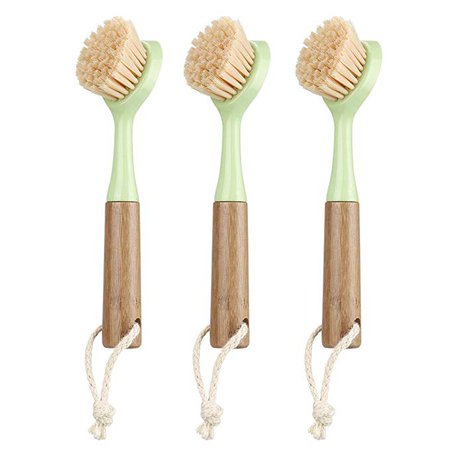 Dish Brush with Anti-Melting Bristles for Dish Kitchen Sink Cast Iron Skillet Cleaning, 3 Pcs: Amazon.ca: Health & Personal Care