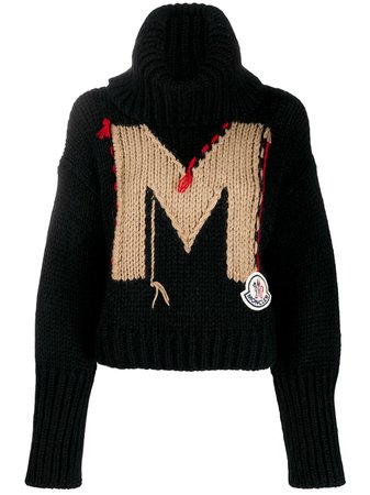 Moncler Monogram Knitted Jumper - Farfetch