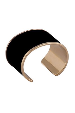 black cuff bracelet