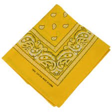 yellow bandana