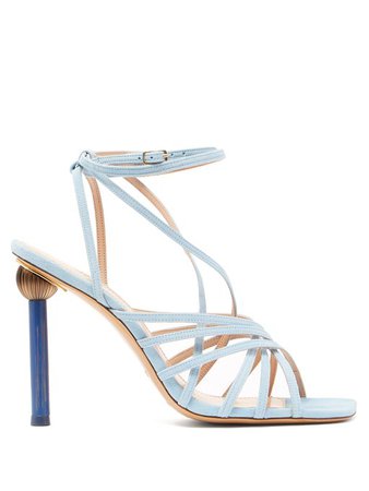 Pisa mismatched-heel suede sandals | Jacquemus | MATCHESFASHION.COM US