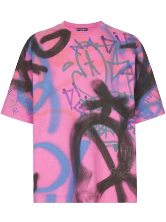 Dolce & Gabbana graffiti-print Cotton T-shirt - Farfetch
